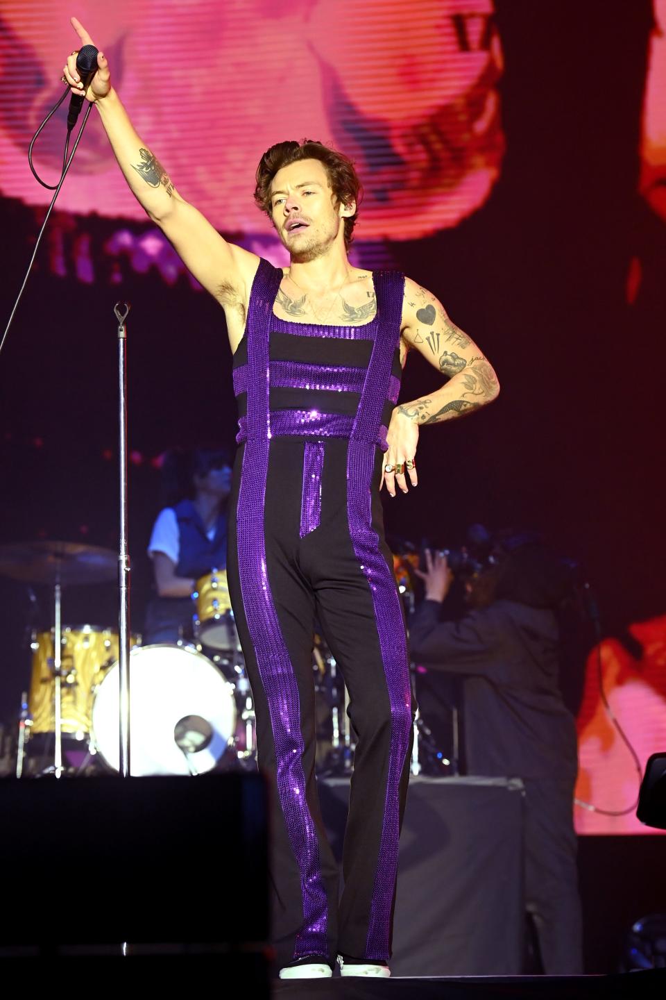 Harry Styles performs on stage during Radio 1's Big Weekend