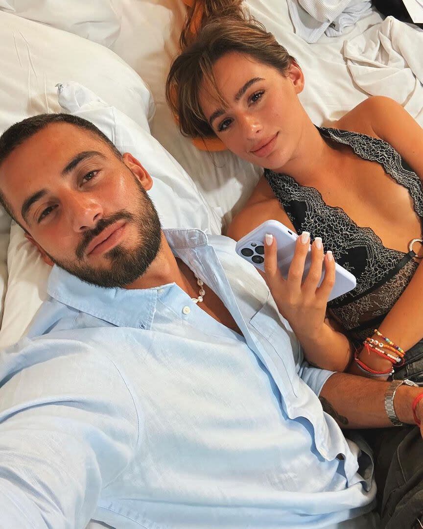 Nico Occhiato y Flor Jazmin, postales de unas románticas vacaciones en el mar (Foto: Instagram @nicoocchiato)