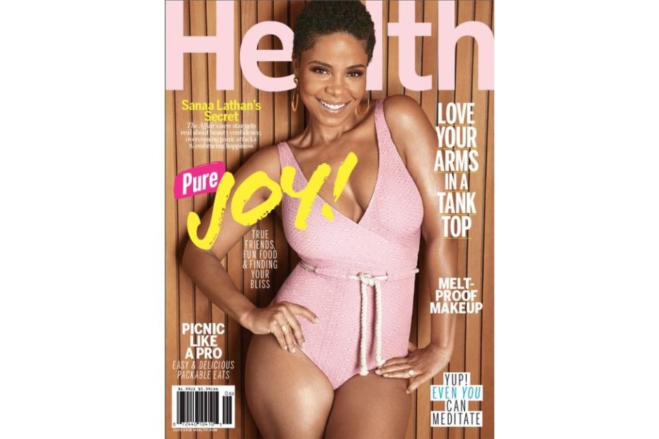 Sanaa Lathan on the cover of <em>Health</em>