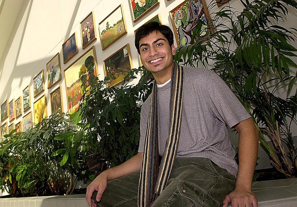 General McLane High School senior Ali Zaidi is shown in this Oct. 8, 2003 file photo. At the time, Zaidi was president of the Pennsylvania Association of Student Councils.