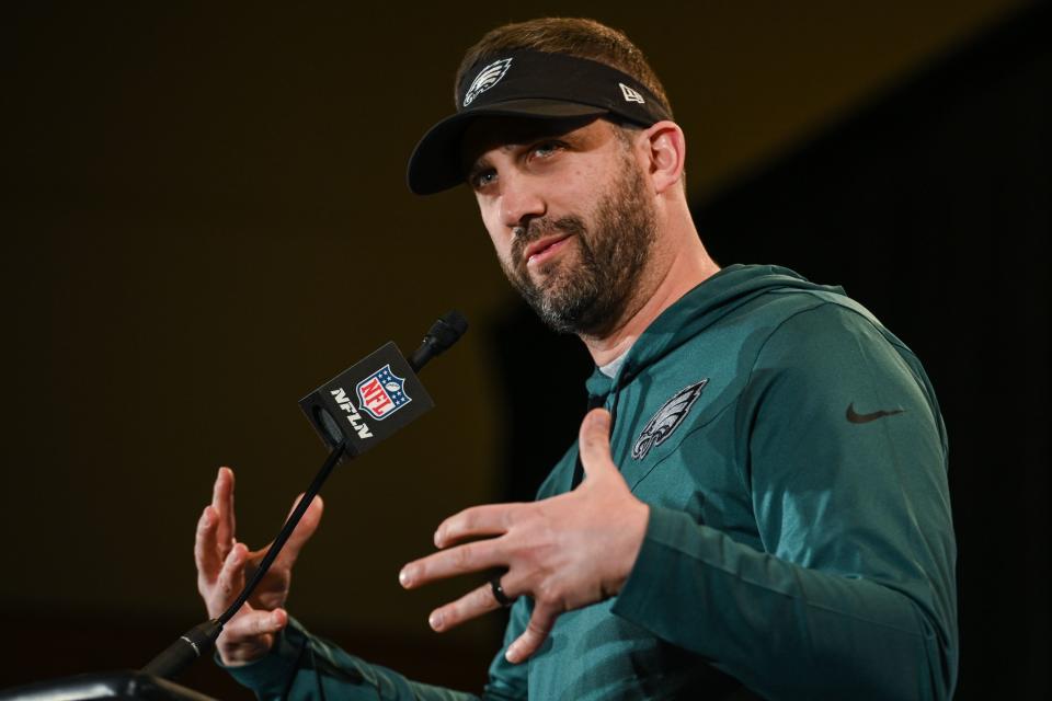 Philadelphia Eagles head coach Nick Sirianni insists he is not out for revenge against Kansas City (Anthony Behar/PA) (PA Wire)