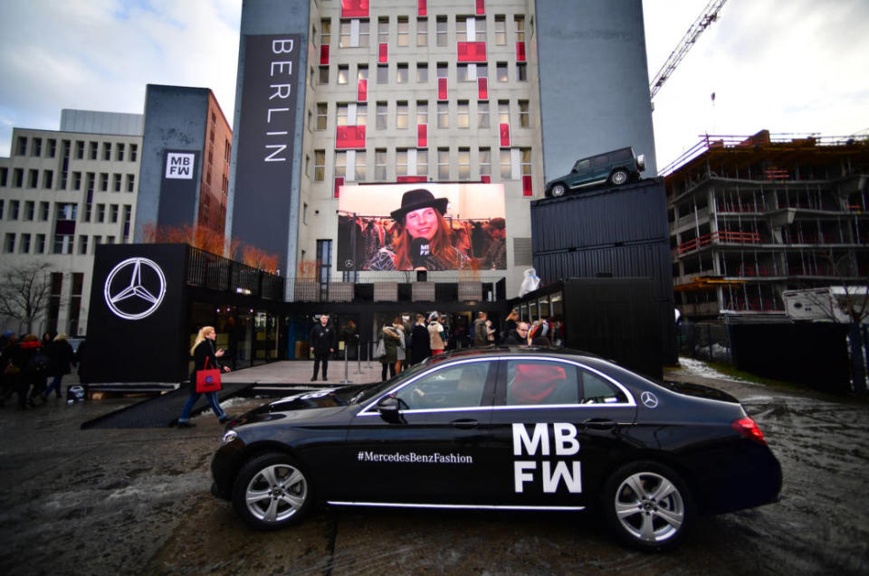 BERLIN, GERMANY – JANUARY 16: A general view during the MBFW Berlin January 2018 at ewerk on January 16, 2018 in Berlin, Germany. (Photo by Alexander Koerner/Getty Images for MBFW) 