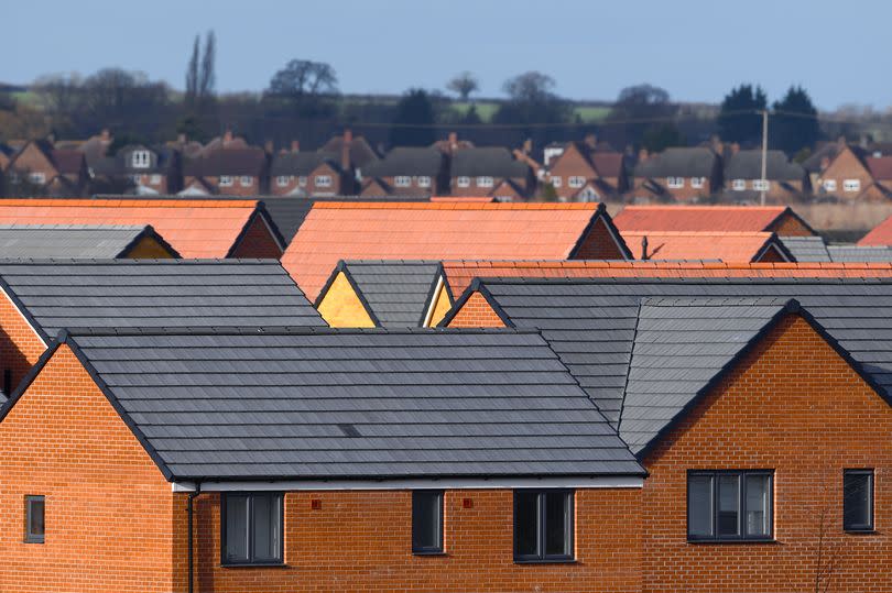 Newly constructed houses