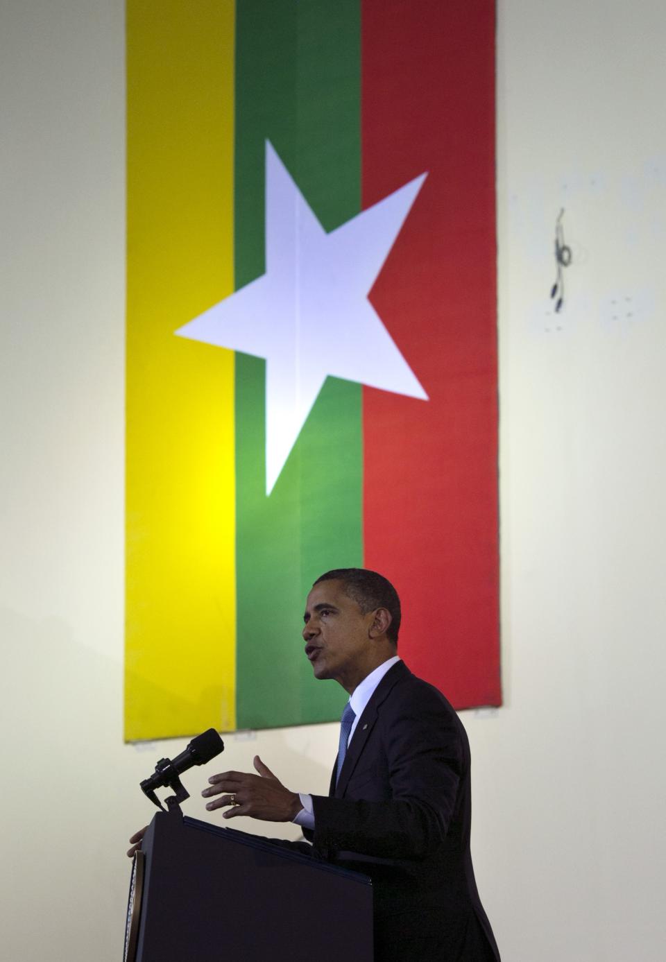 US President Obama Makes Historic Visit To Burma