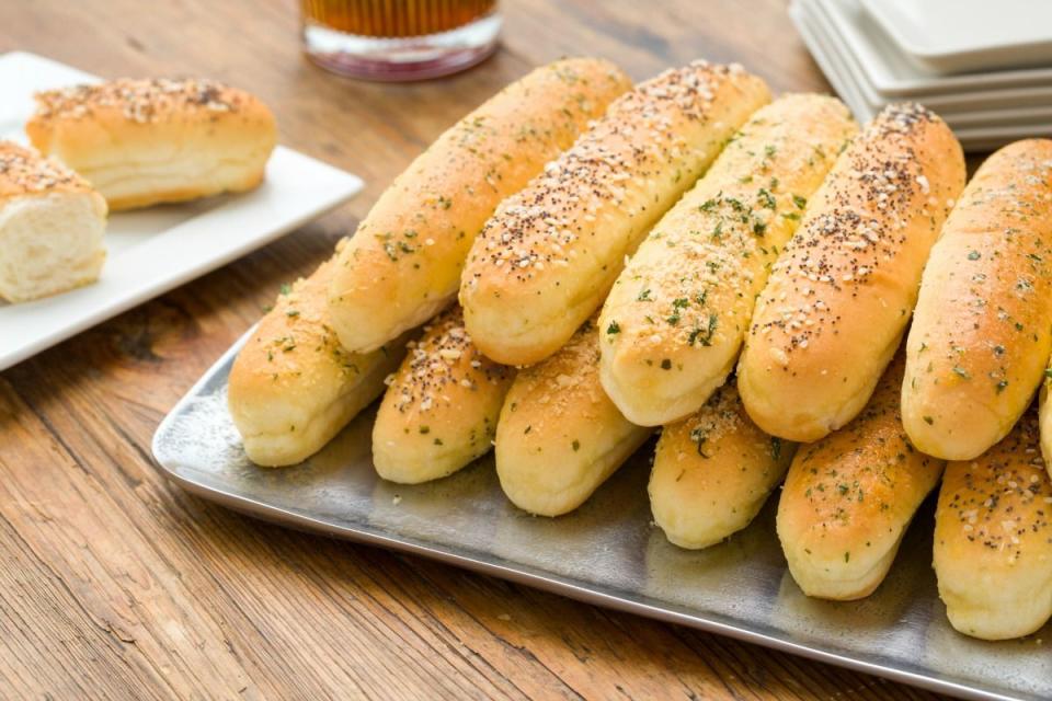 The Ultimate Baked Breadsticks Platter