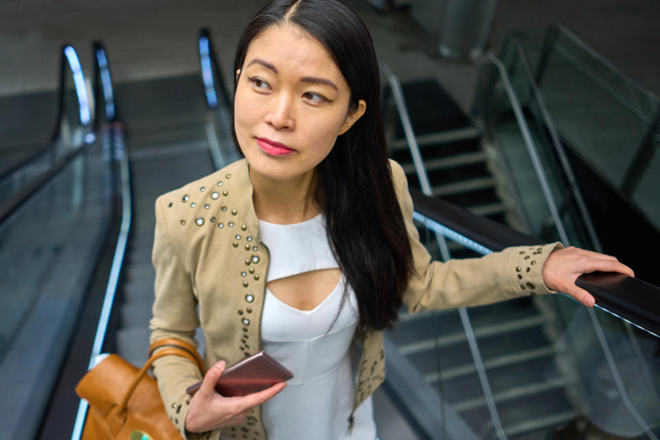 Downblousing is the act of taking photos down a woman's top without consent. (Getty Images)