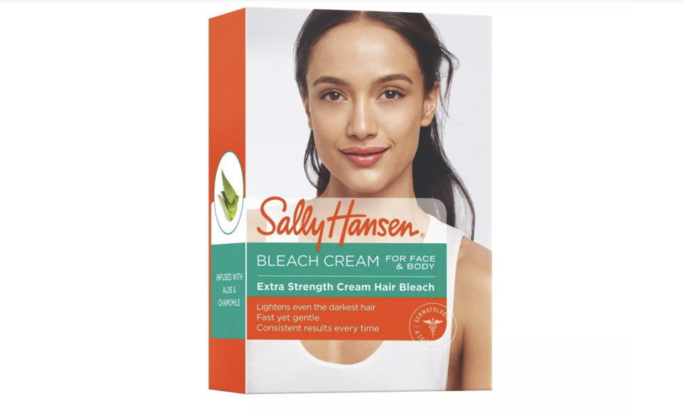 Sally Hansen Extra Strength Crème Hair Bleach for Face & Body (Credit: Target)