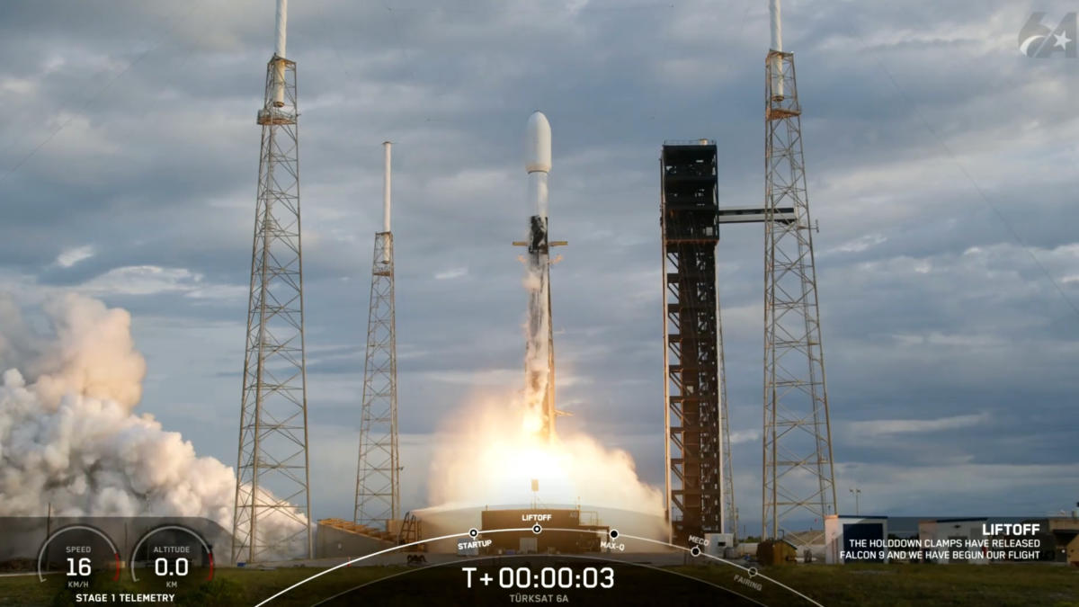 SpaceX launches Türkiye’s 1st homegrown communications satellite to orbit (video)