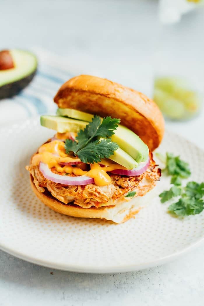 Teriyaki Salmon Burgers With Sriracha Mayo From Eating Bird Food