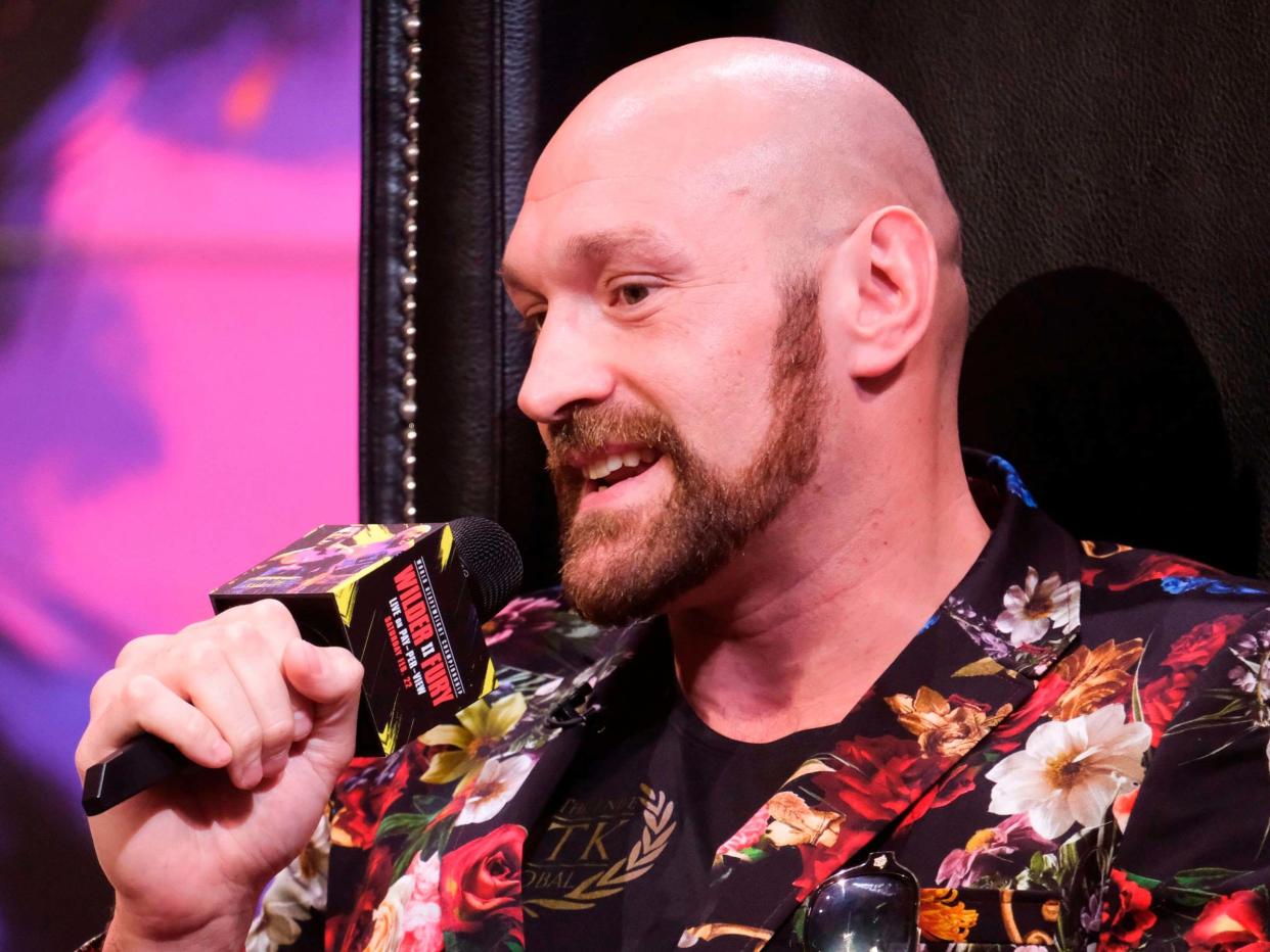 Tyson Fury has opened up on his mental health struggles that he continues to experience: AFP via Getty