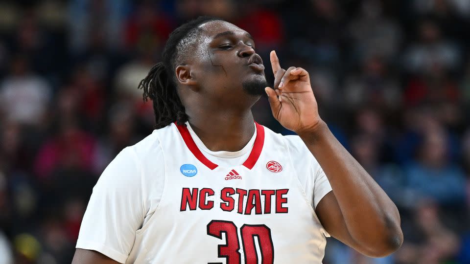 While becoming an internet sensation throughout March Madness, Burns' competitve nature has helped NC State to some impressive victories. - Joe Sargent/Getty Images