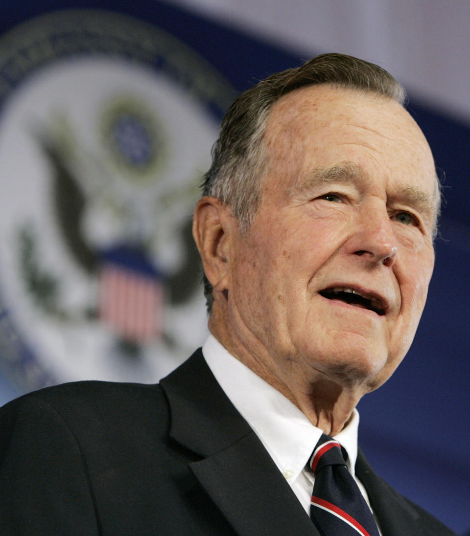 Bush travels to Beijing, where he once served in&nbsp;the top U.S. diplomatic post, to help dedicate the new U.S. Embassy in 2008. (Photo: Larry Downing / Reuters)