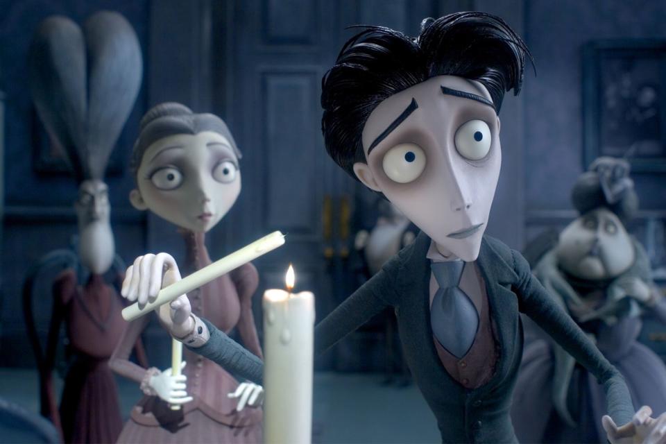 Tim Burton's Corpse Bride (2005) VICTORIA (voiced by EMILY WATSON) and VICTOR (voiced by JOHNNY DEPP)