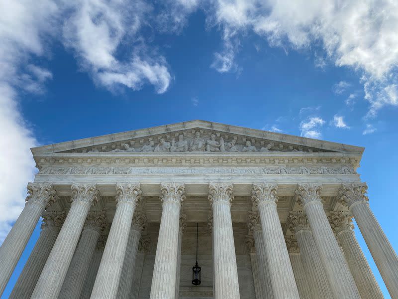 FILE PHOTO: The building of the U.S. Supreme Court is pictured in Washington