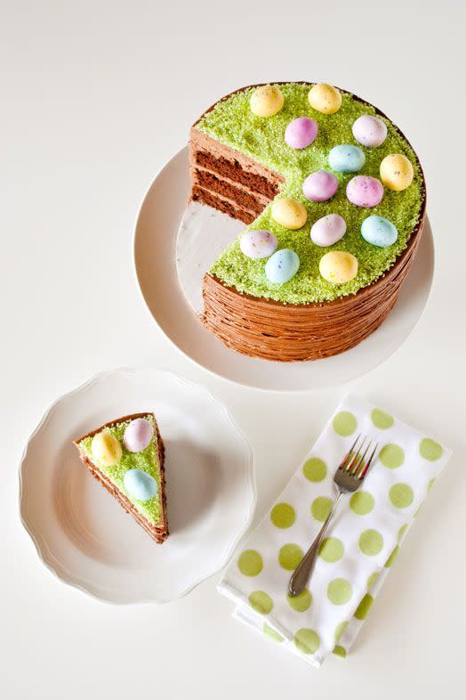 Easter Egg Hunt Cake