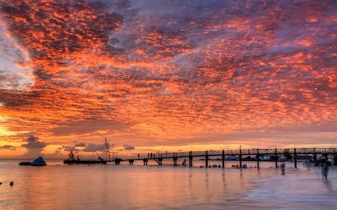 Sunset in Barbados - Credit: Getty