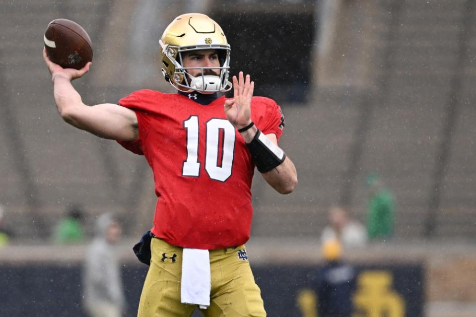 A Notre Dame player named to the 247Sports All-Transfer Portal team