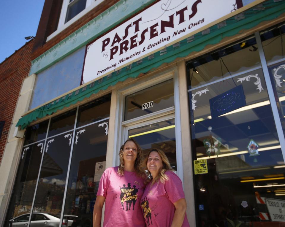 Owners Shannon Hoss and Kelly Gerhardt opened the antique shop Past Presents on March 1 at 900 N. Kansas Ave. in Topeka's NOTO Arts and Entertainment District.