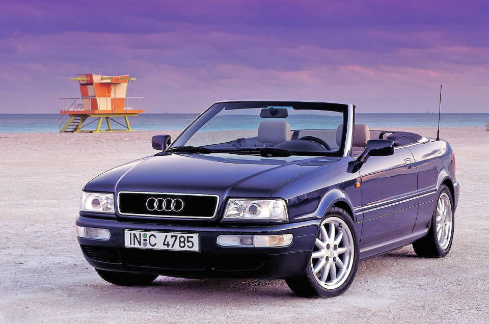 <p>The technical fireworks here were reserved for the electrically-operated roof, which folded away beautifully to leave an elegantly gorgeous-looking profile ideal for posing. Launched in 1991 with a modest <strong>133bhp</strong>, the four-seater Cabriolet received a huge image boost when <strong>Diana, Princess of Wales</strong> acquired one in 1994, and for a few short months it became one of the most photographed cars on the planet.</p>