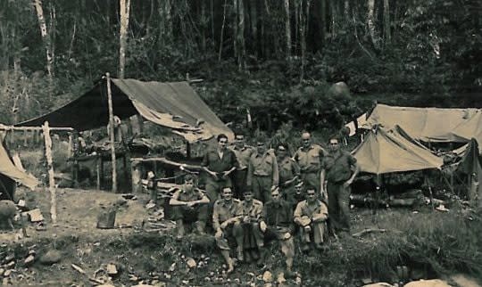 Members of 2/5th Australian Field Ambulance at Shaggy Ridge in Papua New Guinea