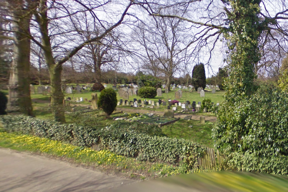 Police appeal: Officers are appealing for witnesses after the attack in St Osyth Cemetary: Google