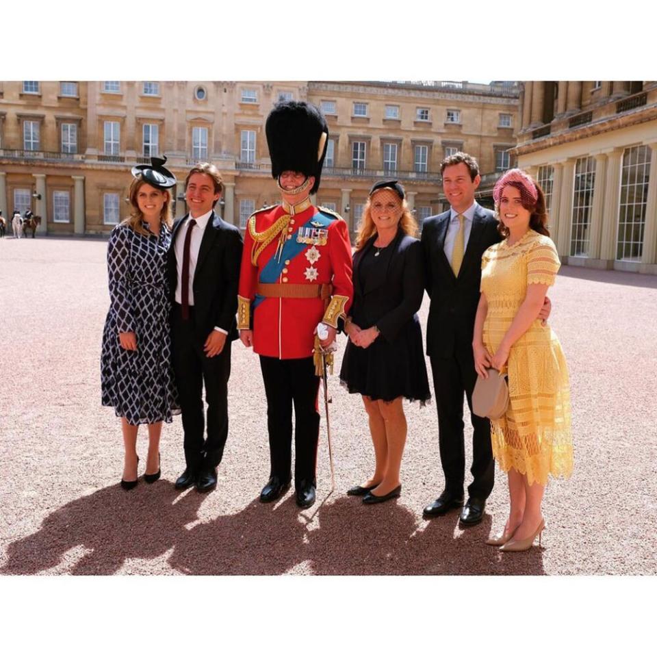 Princess Beatrice, Edoardo Mapelli Mozzi, Prince Andrew, Sarah Ferguson, Jack Brooksbank and Princess Eugenie | Prince Andrew/Instagram