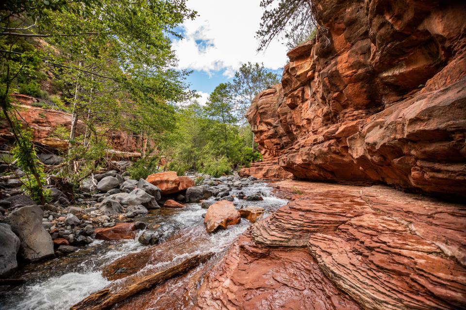 Slide Rock State Park in Sedona, Arizona