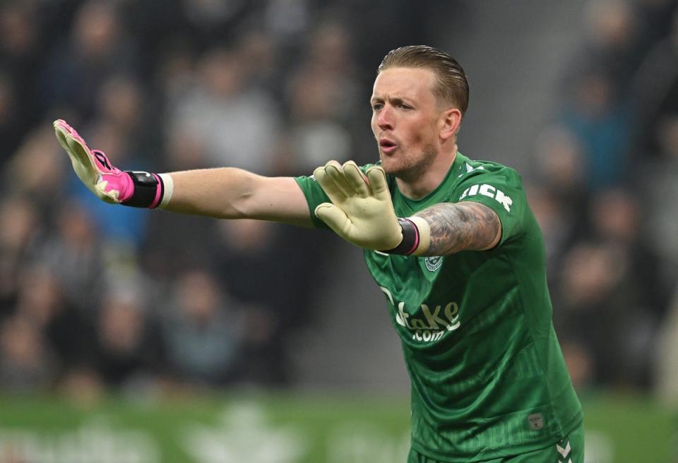 Jordan Pickford soon has a Double Gameweek 34 at home to Nottingham Forest and Liverpool (Getty Images)