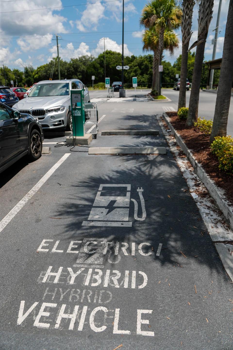 Many businesses, like Whole Foods, are now offering charging stations for consumers while they shop or eat.