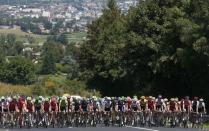 Cycling - Tour de France cycling race - The 190.5 km (118 miles) Stage 6 from Arpajon-sur-Cere to Montauban, France - 07/07/2016 - The pack of riders cycles during the stage. REUTERS/Juan Medina