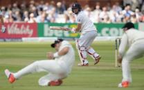 Cricket - England v New Zealand - Investec Test Series First Test - Lord?s - 21/5/15 England's Gary Ballance watches as he is caught by New Zealand's Tim Southee Action Images via Reuters / Philip Brown Livepic