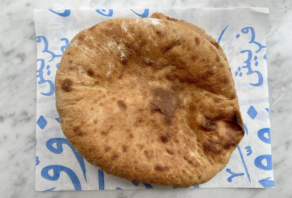Homemade Baladi Bread. (Zooba)