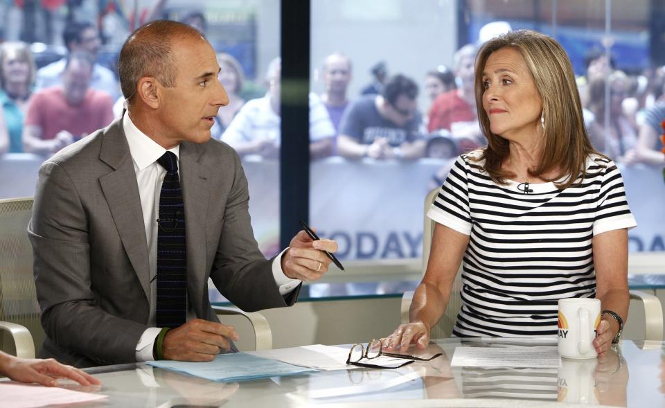 Matt Lauer and Meredith Vieira