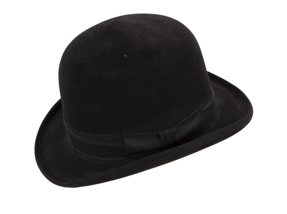 This bowler hat is estimated at $1,200. (Photo: Julien's Auctions) 