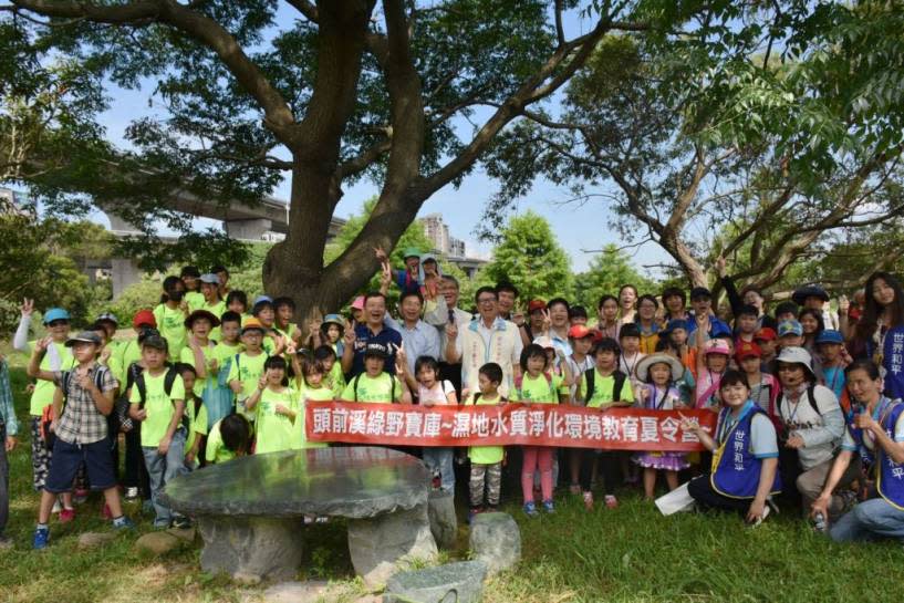 環境生態夏令營，來頭前溪生態公園帶你fun學趣。（圖／新竹縣政府提供 , 2017.07.21）