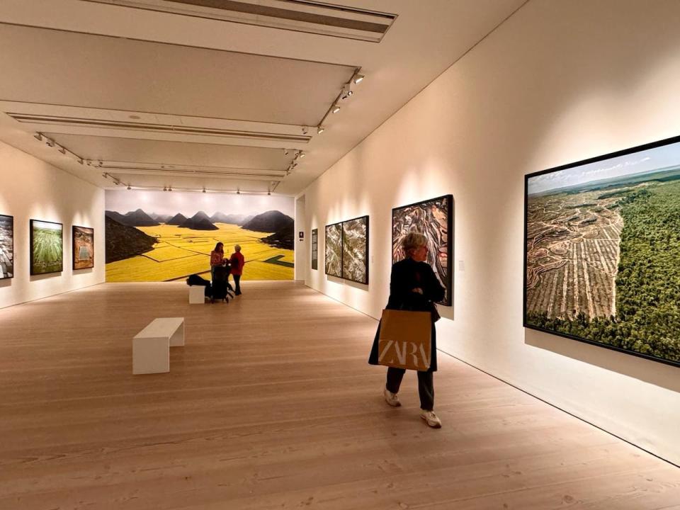 Burtynsky has been showing his work in London since 1998. He says it's a very good city for "bring out the subjects and the ideas" that he's been working with.