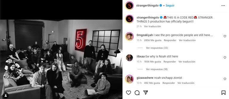 La oficialización del rodaje de la quinta temporada de Stranger Things