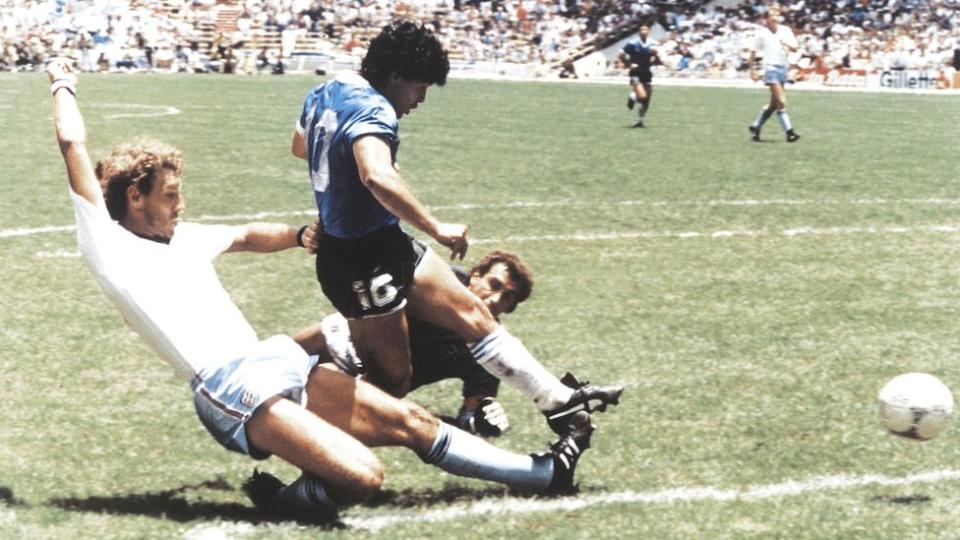 Maradona con Inglaterra