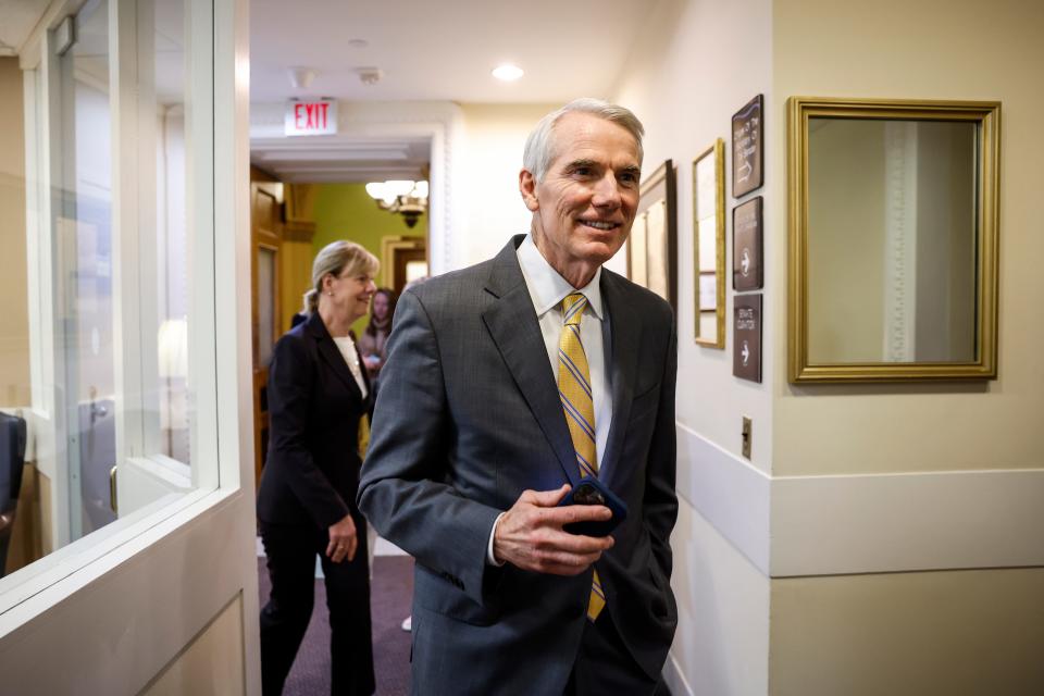 Former Sen. Rob Portman, R-Ohio, in 2022.