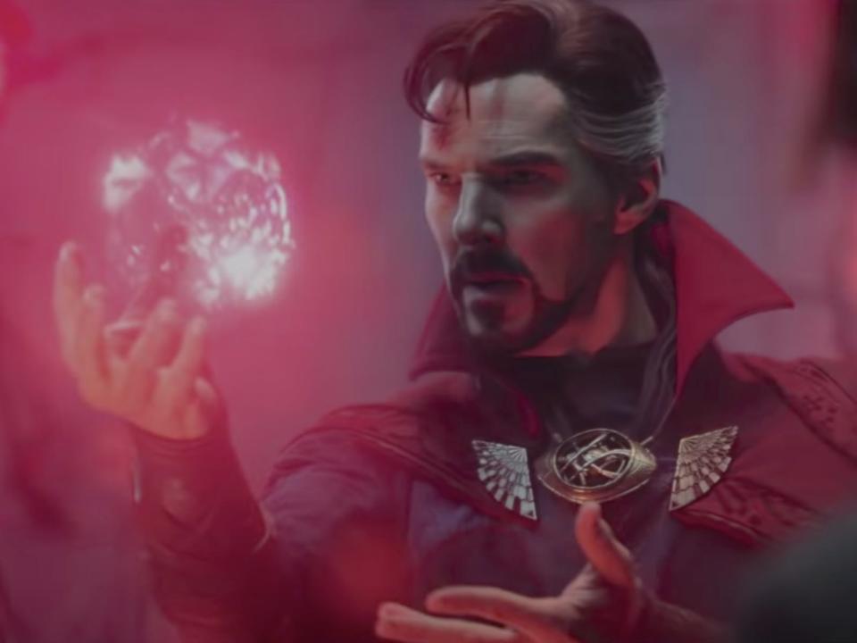 Benedict Cumberbatch as Doctor Strange in "Doctor Strange in the Multiverse of Madness."