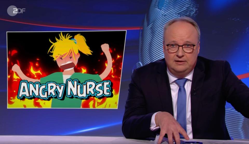 Nur ein Fake, aber ein bitterer: "Angry Nurse", das traurigste Spiel aller Zeiten.  (Bild: ZDF)