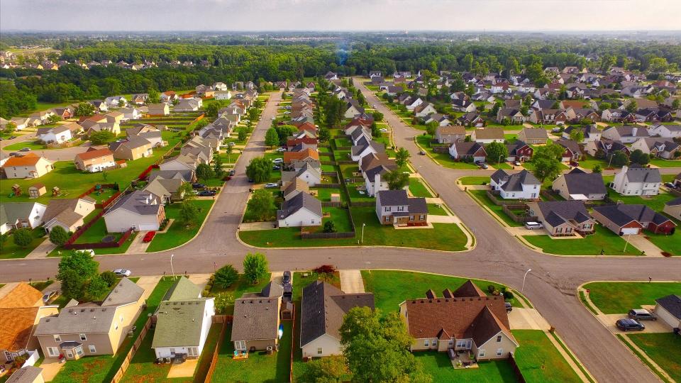 Residential subdivision in Murfreesboro, TN.