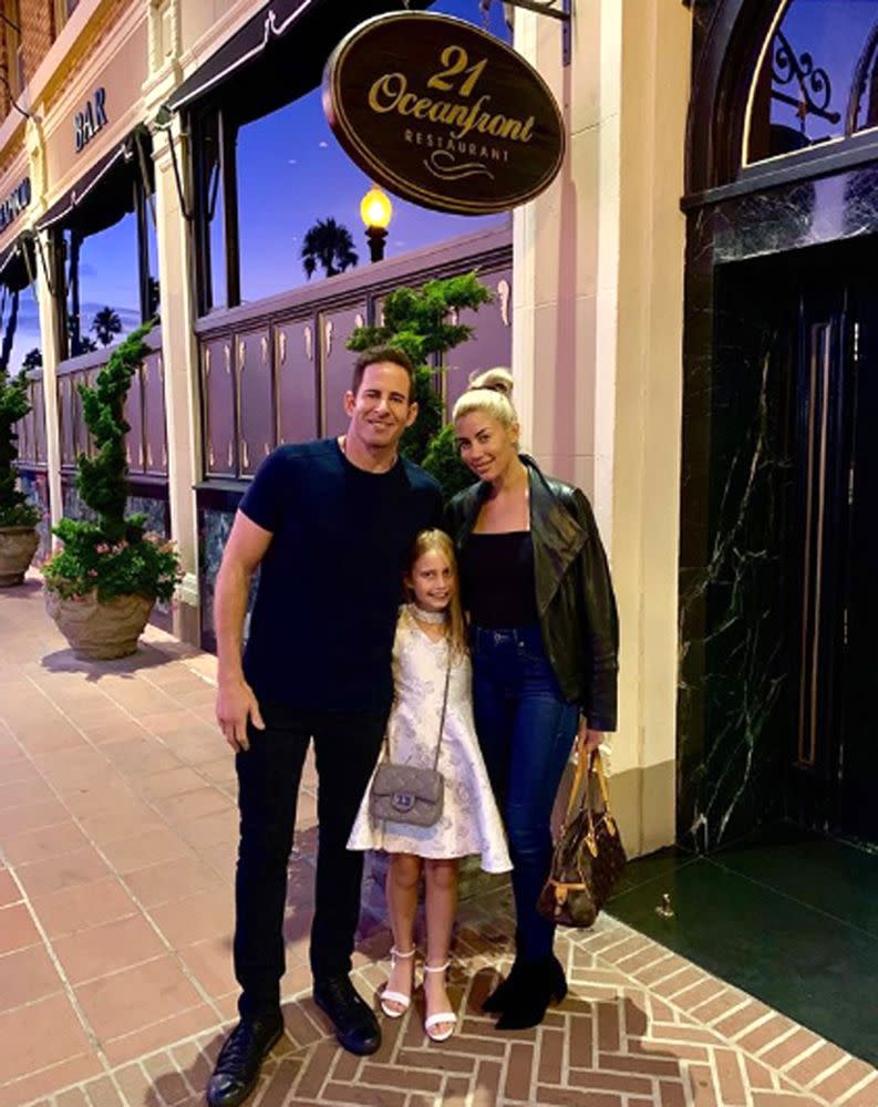 Tarek El Moussa, daughter Taylor and Heather Rae Young | Tarek El Moussa Instagram