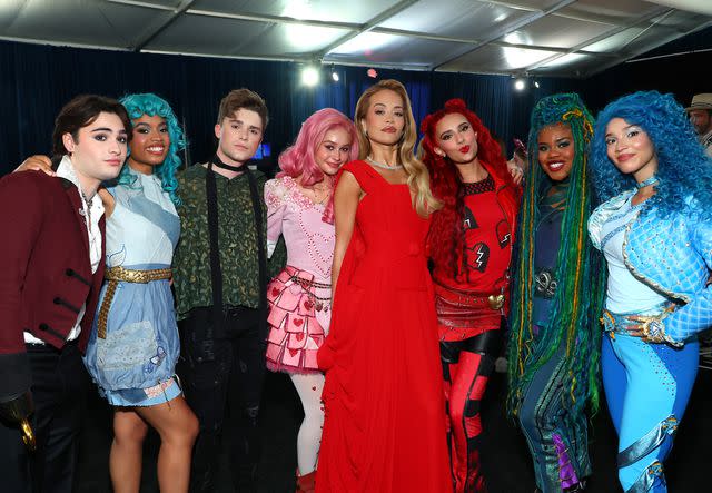 <p>Leon Bennett/Getty</p> Joshua Colley, Morgan Dudley, Peder Lindell, Ruby Rose Turner, Rita Ora, Kylie Cantrall, Dara Reneé and Malia Baker