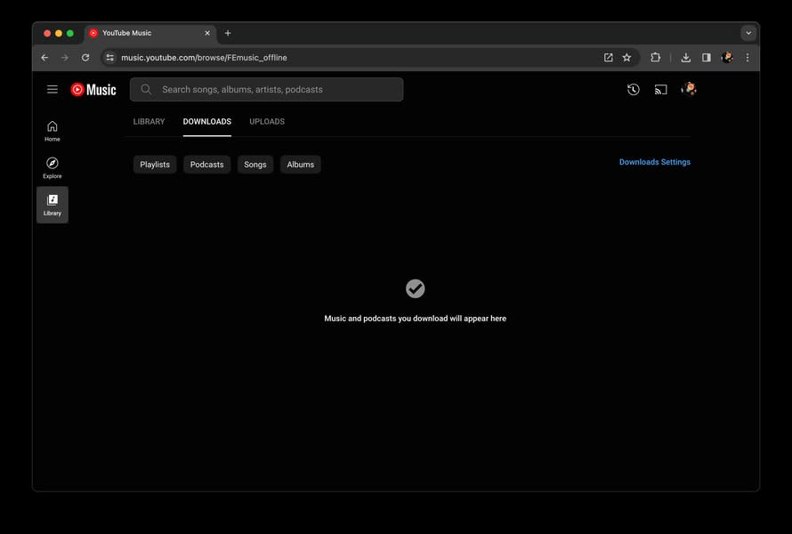 YouTube Music offline download