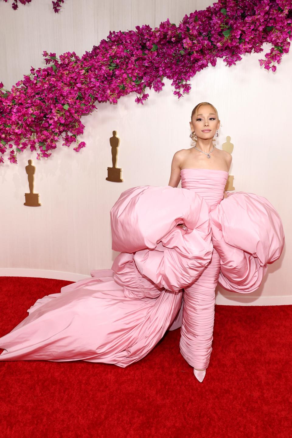 Ariana Grande attends the 96th Annual Academy Awards on March 10