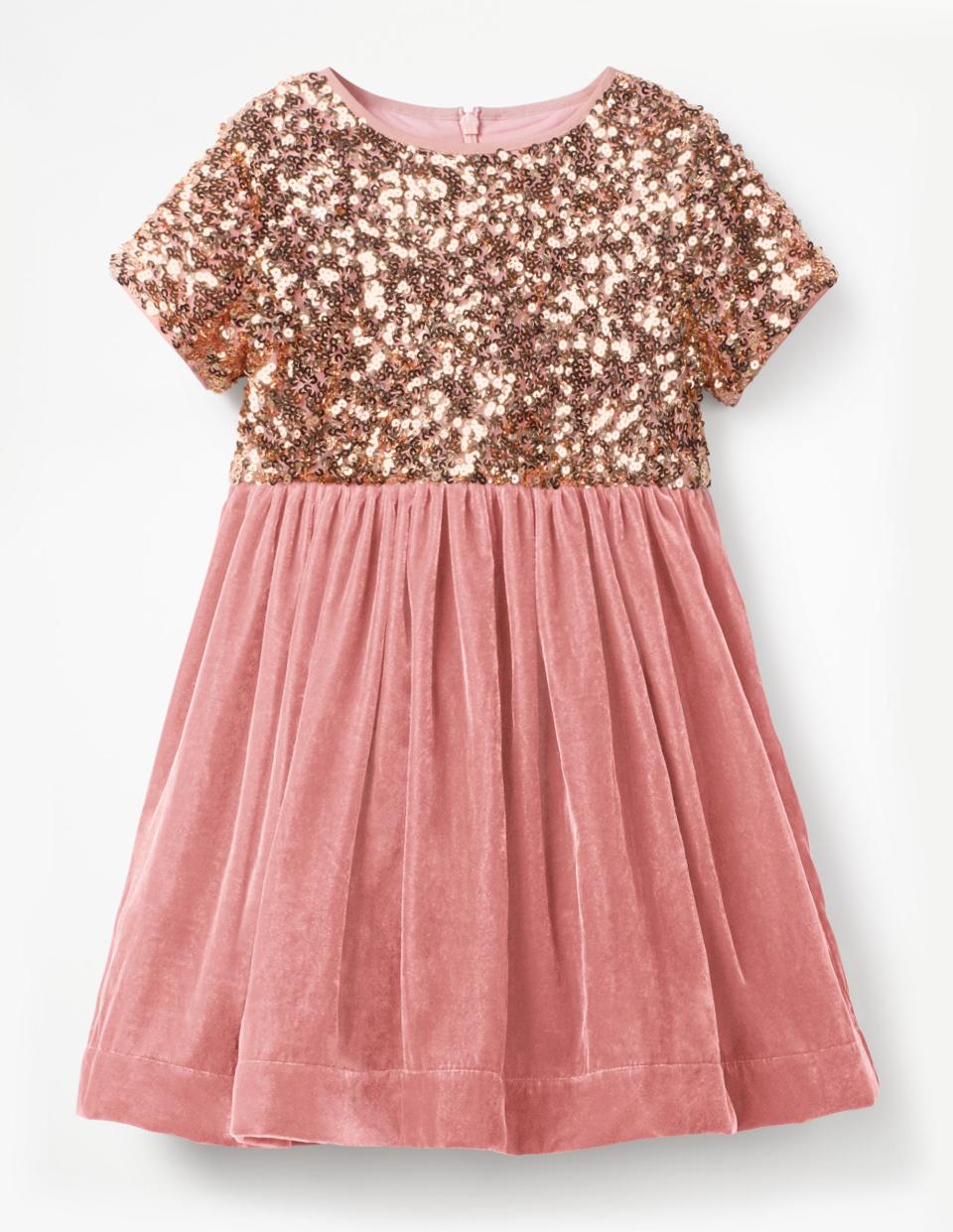 Boden Velvet Sequin Party Dress