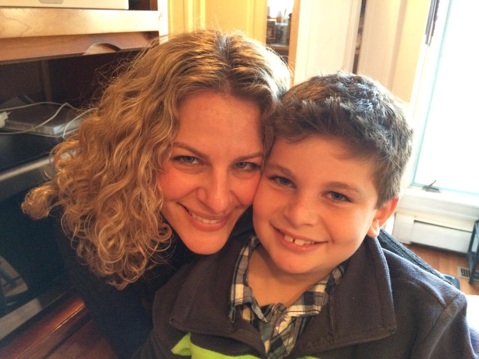 Jill, pictured with her son Ben, started blogging  to find a community of moms willing to be honest about the funny and hard parts of parenting. (Courtesy Jill Smokler)