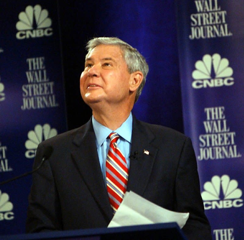 Bob Graham, former U.S. senator and Florida governor, has died at the age of 87. In 2003, he ran an unsuccessful campaign to be the Democratic nominee for president. File Photo by Ezio Petersen/UPI