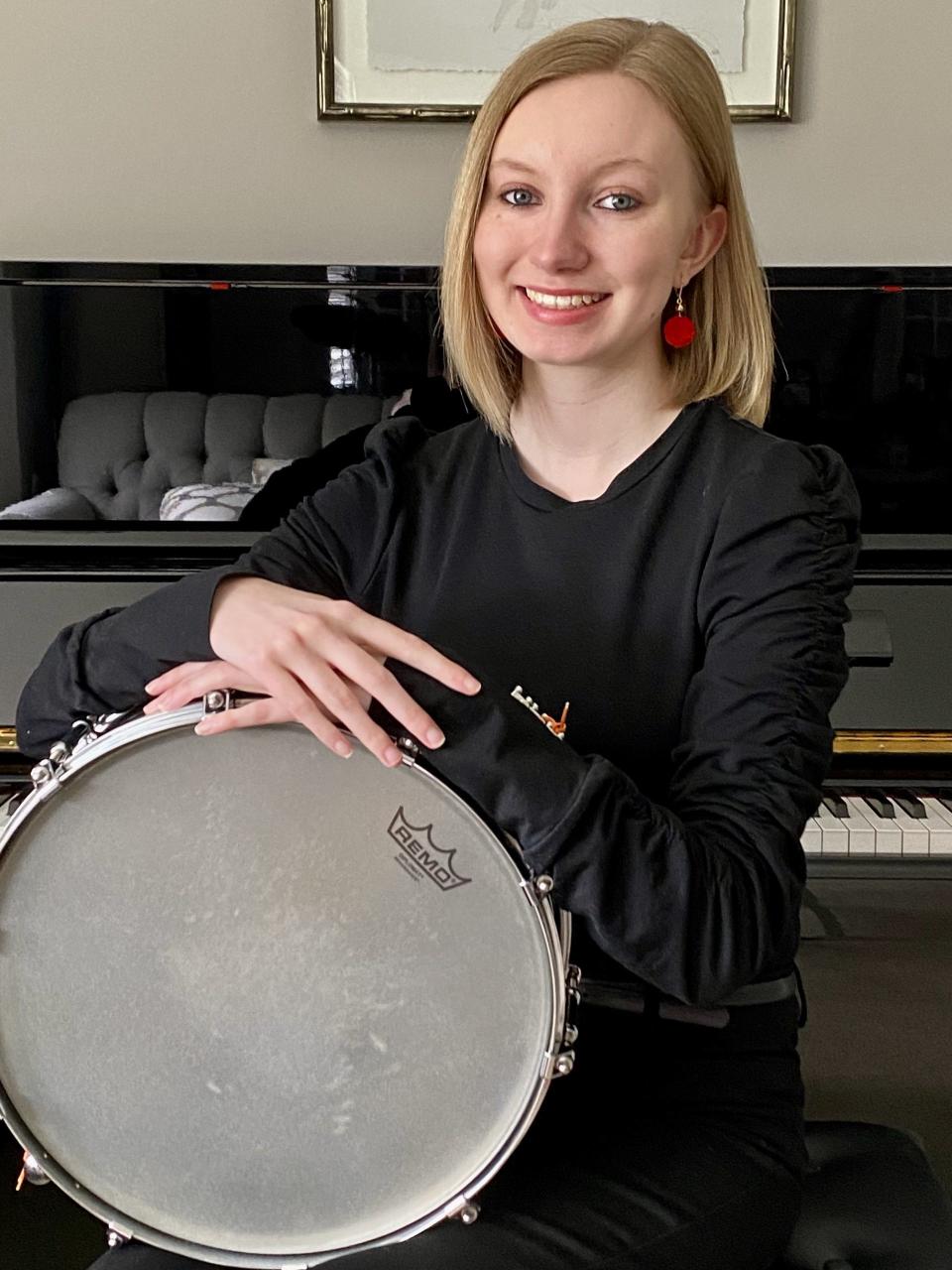 Shannon Witkouski of Beaver was selected a national delegate for percussion players.